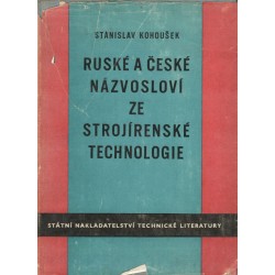 Kohoušek, S.: Ruské a české názvosloví ze strojírenské technologie