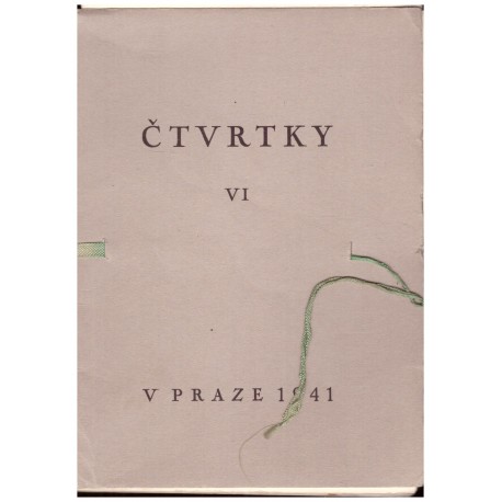 Čtvrtky VI. (Vzpomínky kroužku přátel prof. Jana Voborníka a malíře Adolfa Kašpara.