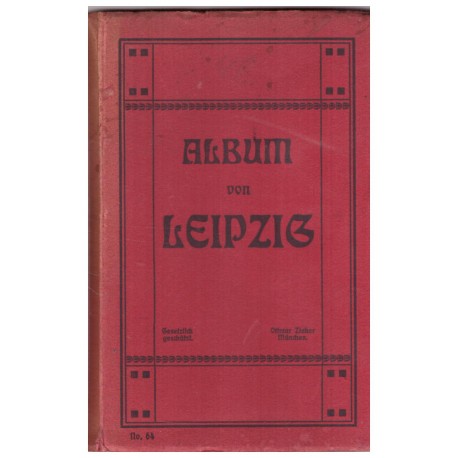 Album von Leipzig (Leporello Album mit alte Ansichtskarten)