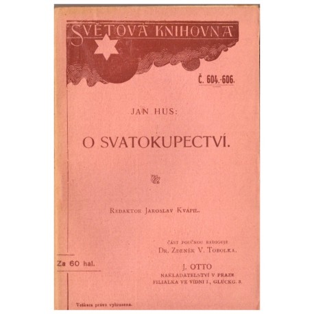 Hus, J.: O svatokupectví