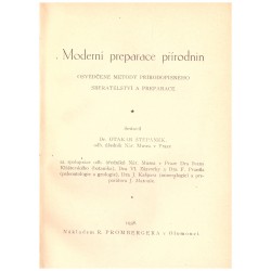 Štěpánek, O.: Moderní preparace přírodnin