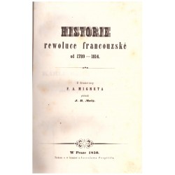 Mignet, F. A.: Historie rewoluce francouzské