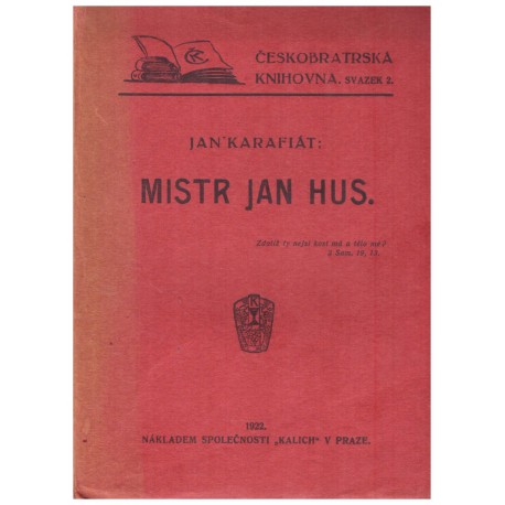 Karafiát, J.: Mistra Jan Hus