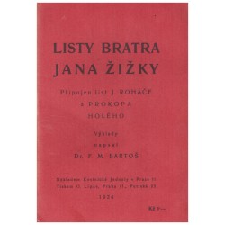 Bartoš, F. M.: Listy bratra Jana Žižky