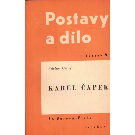 Černý V.: Karel Čapek