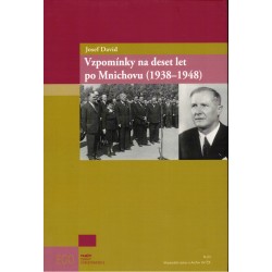 David, J.: Vzpomínky na deset let po Mnichovu (1938-1948)