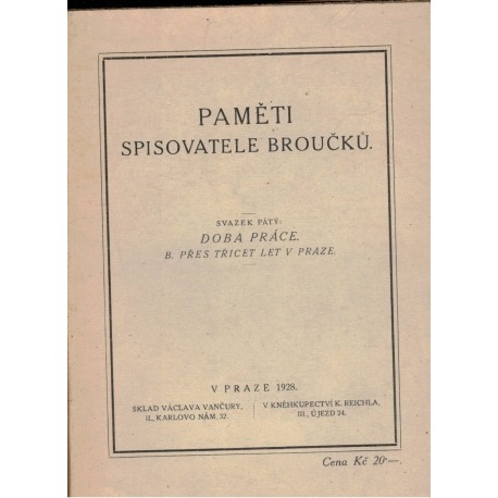 Paměti spisovatele Broučků