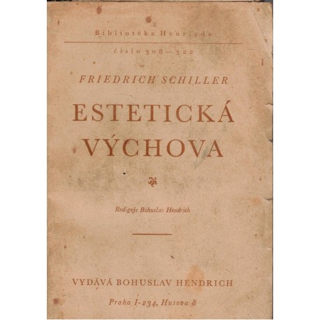 Schiller, F.: Estetická výchova