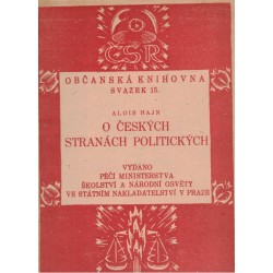 Hajn, A.: O českých stranách politických