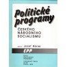 Harna, J.: Politické programy českého národního socialismu