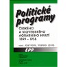 Harna, J., Lacina, V.: Politické programy českého a slovenského agrárního hnutí 1899-1938