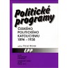 Marek, P.: Politické programy českého politického katolicismu 1894-1938