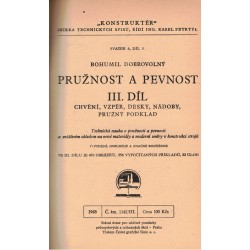 Dobrovolný, B.: Pružnost a pevnost, III. díl