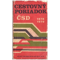 Cestovný poriadok ČSD 1978-1979