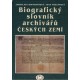 Hoffmannová, J., Pražáková, J.: Biografický slovník archivářů českých zemí