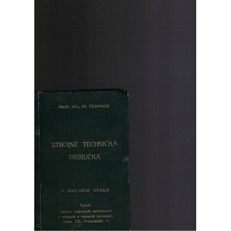 Černoch, S.: Strojně technická příručka
