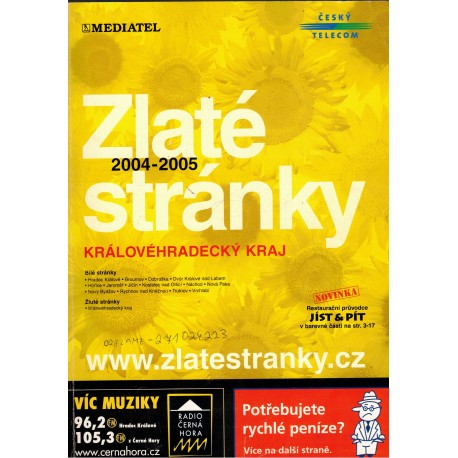 Zlaté stránky 2004-2005. Královéhradecký kraj