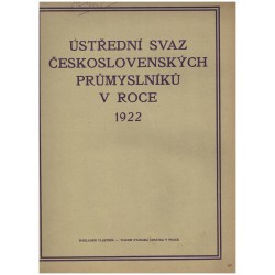 Ústřední svaz československých průmyslníků 1922