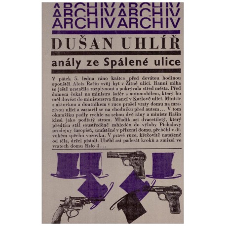 Uhlíř, D.: Anály ze Spálené ulice